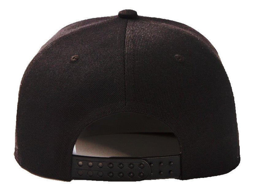 AC/DC Black Baseball Cap - Snapback Adjustable - The Cap Dudes - Back View