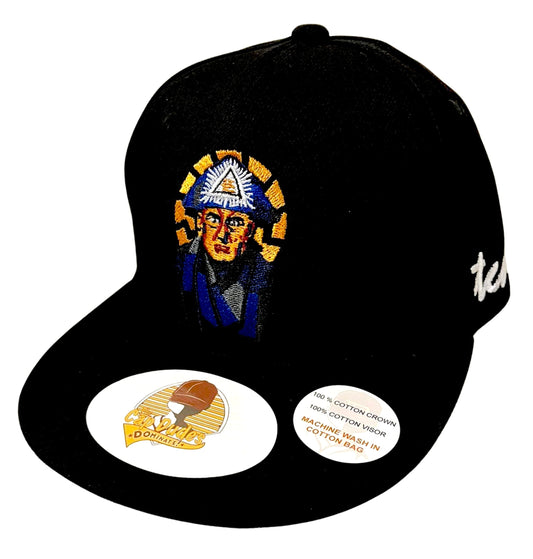 Aleister Crowley Baseball Hat - The Cap Dudes - Front View
