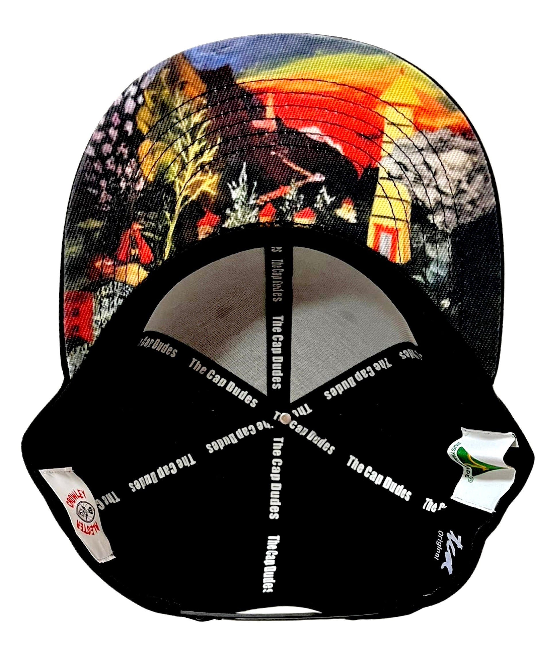 Aleister Crowley Baseball Hat - Under Brim - The Cap Dudes