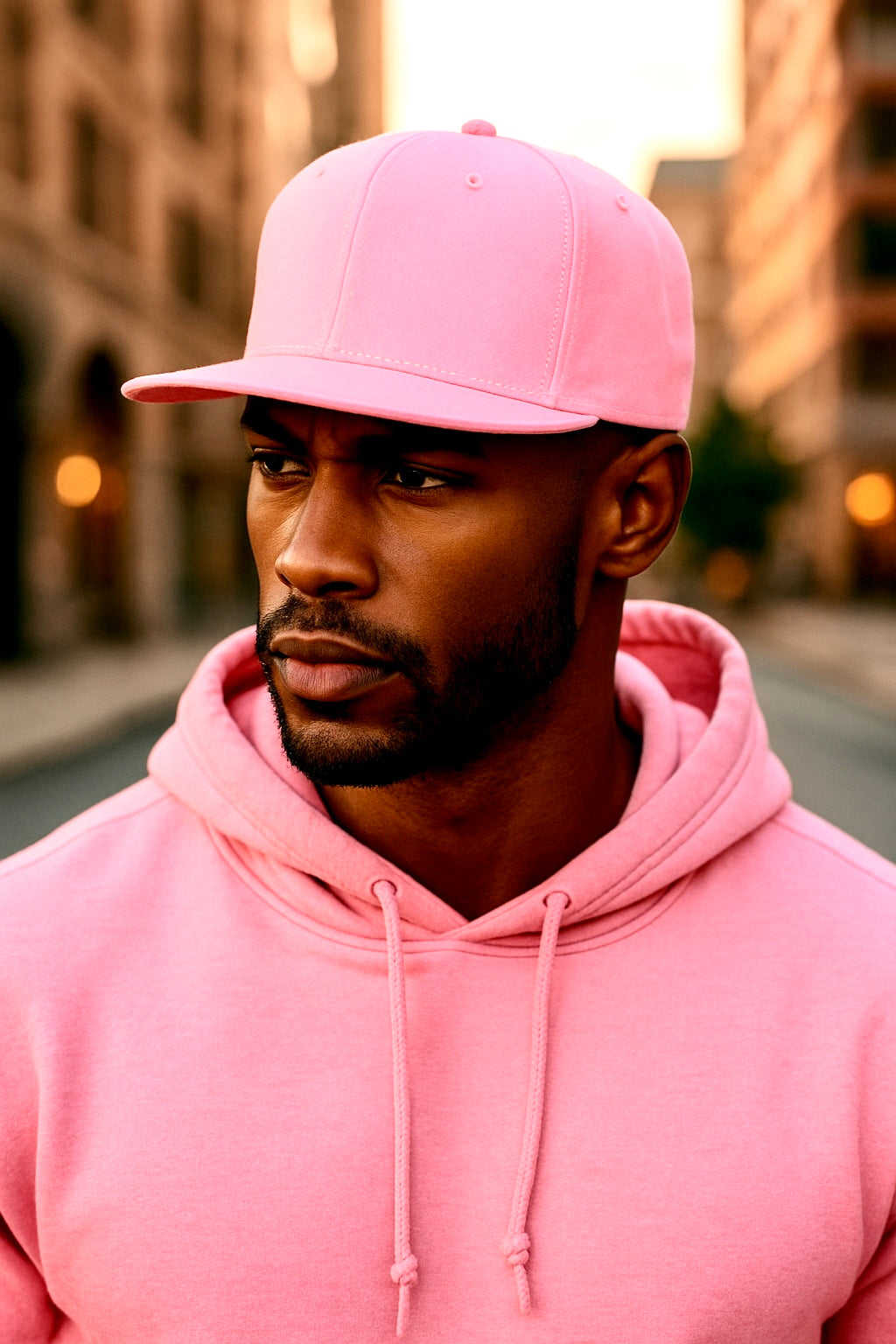 Baby Pink Baseball Hat - Adjustable 9Fifty Snapback Style TCD