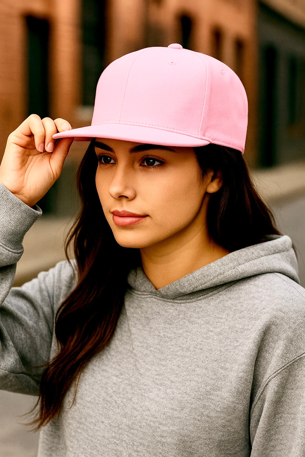 Baby Pink Baseball Hat - Adjustable 9Fifty Snapback Style TCD