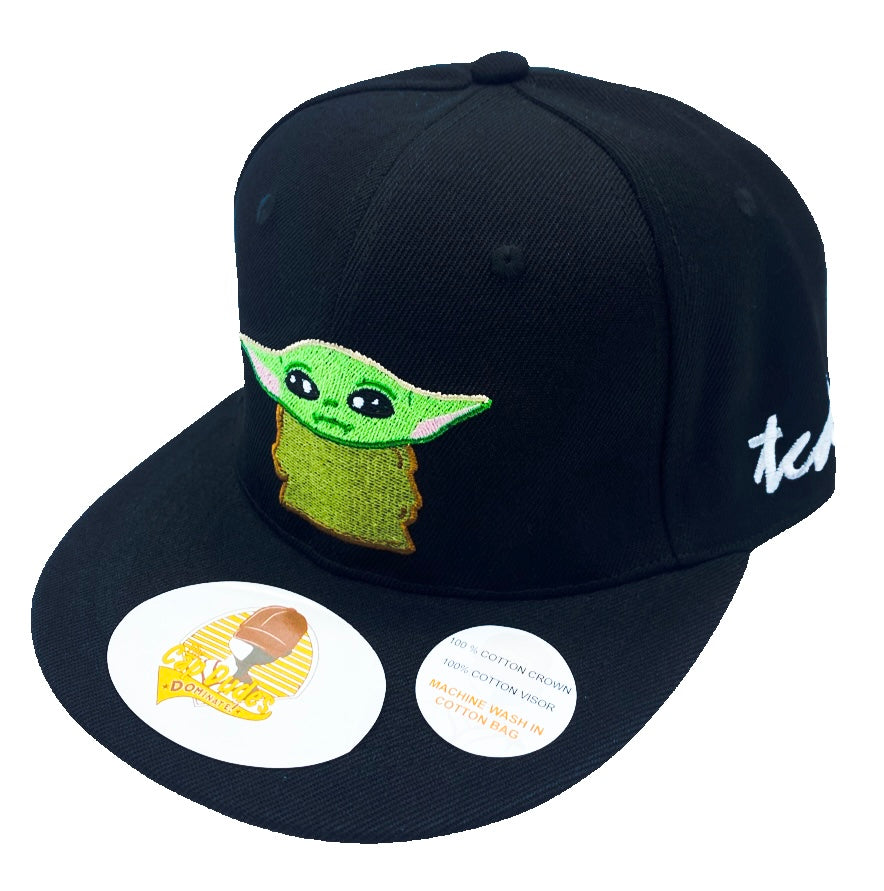 Star Wars Baby Yoda Black Baseball Hat - The Cap Dudes