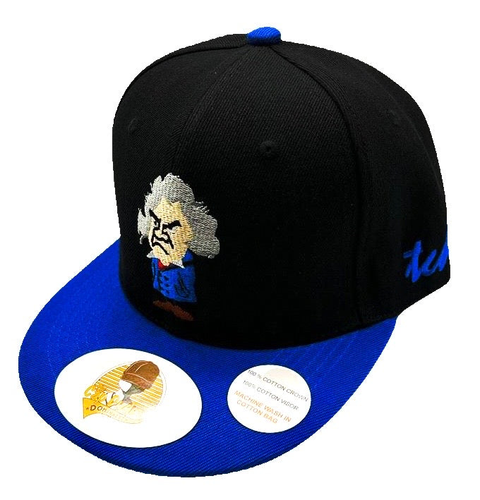 Beethoven Black and Blue Baseball Hat - The Cap Dudes
