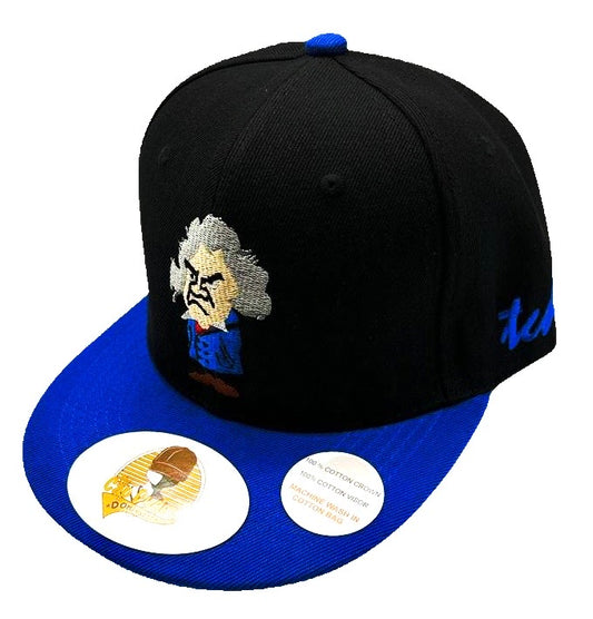 Beethoven Black and Blue Baseball Hat - The Cap Dudes