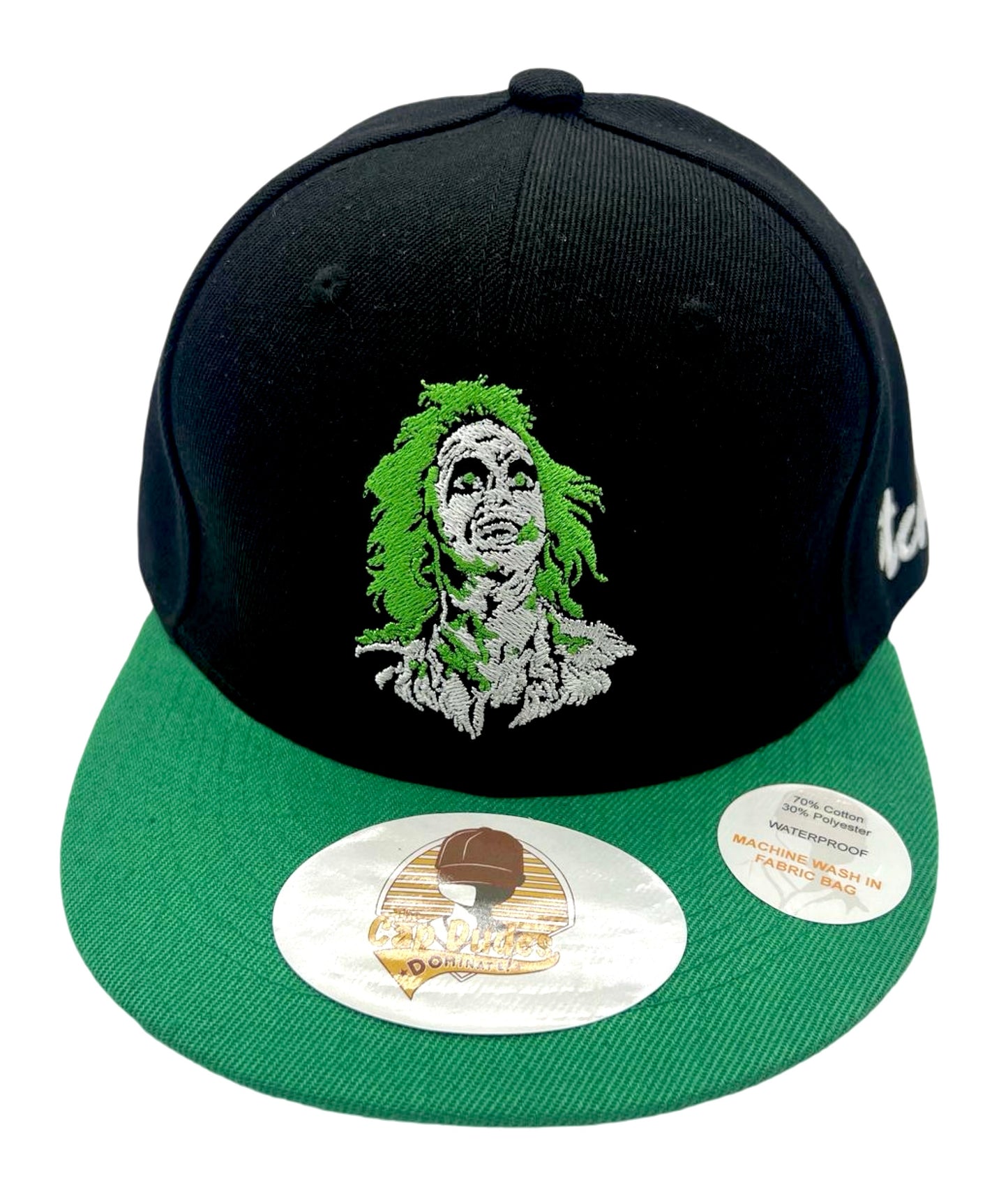 Beetlejuice Baseball Hat - Front View - The Cap Dudes