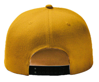 Beige Baseball Hat - Double Snapback 9Fifty Style - The Cap Dudes - Back View