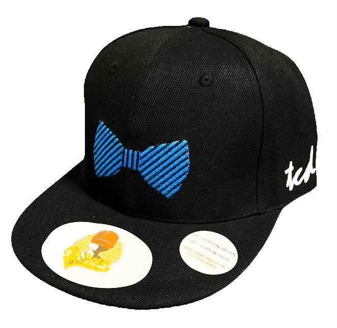 Blue Bow Tie Baseball Hat - The Cap Dudes