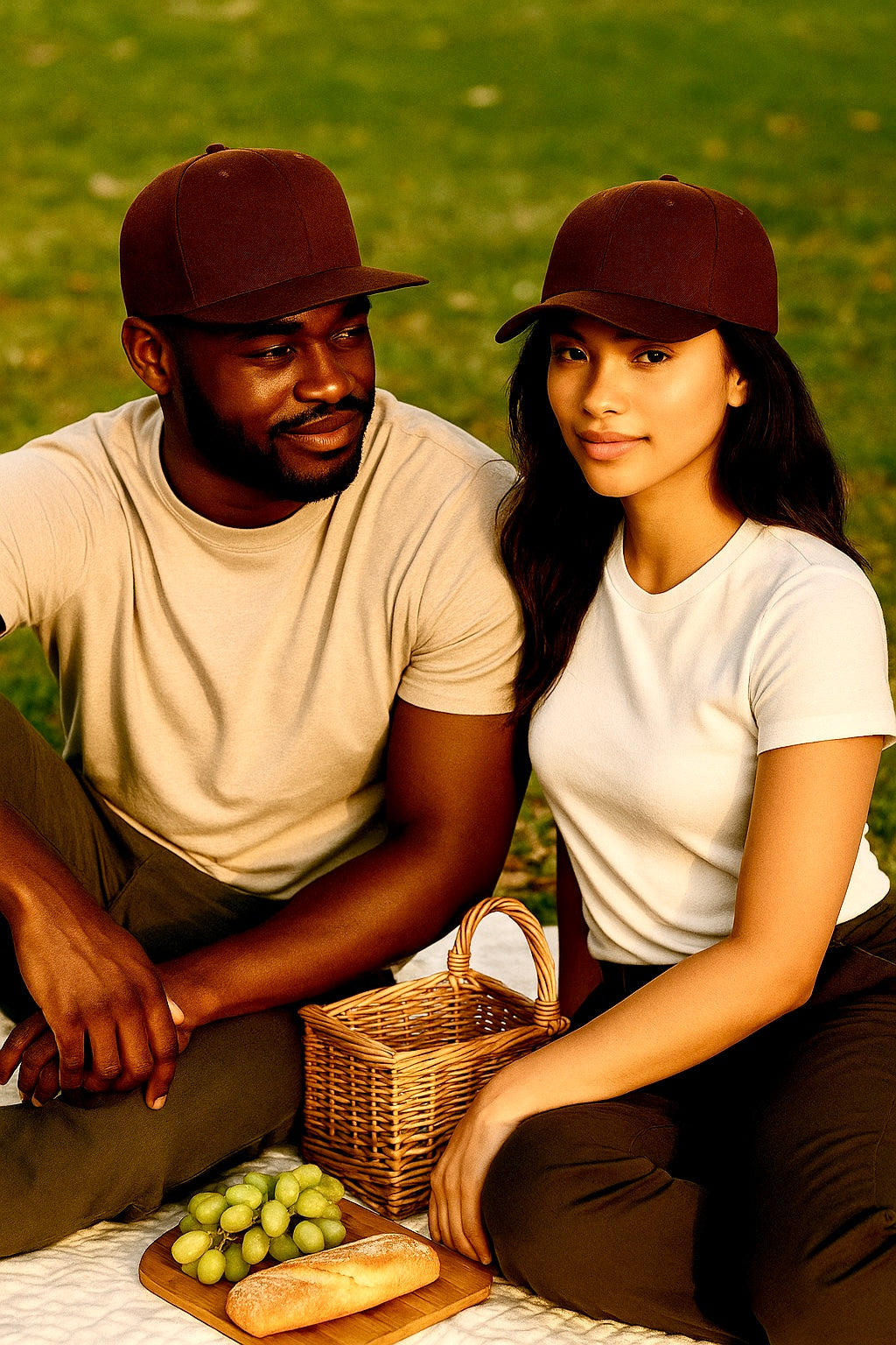 Brown Baseball Hat - Adjustable 9Fifty Snapback Style TCD