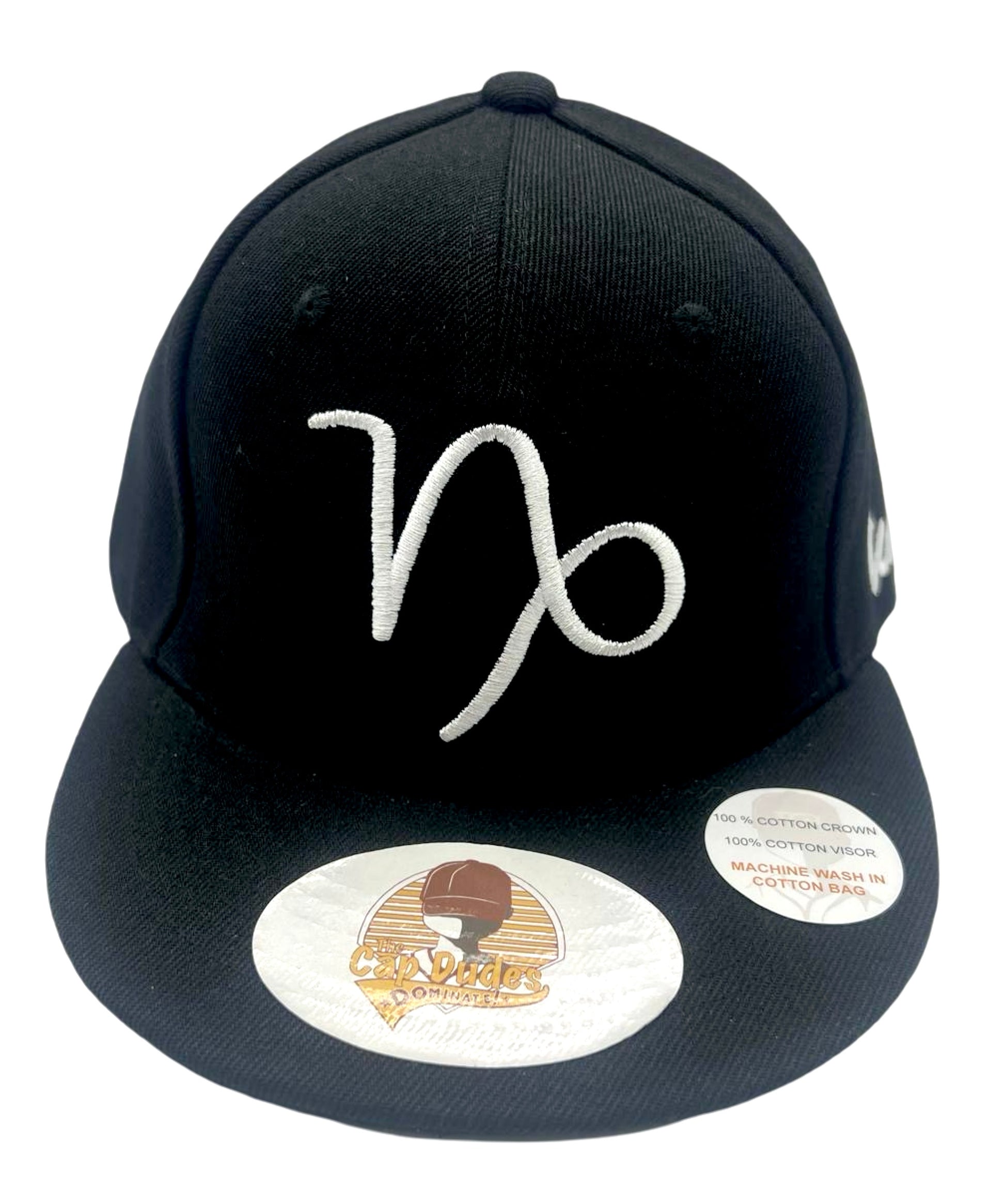 Capricorn Baseball Hat - Front View - The Cap Dudes