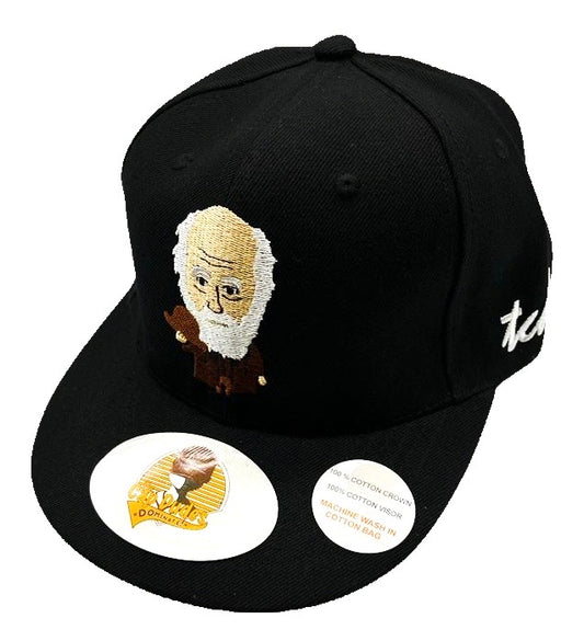 Charles Darwin Black Baseball Hat - The Cap Dudes