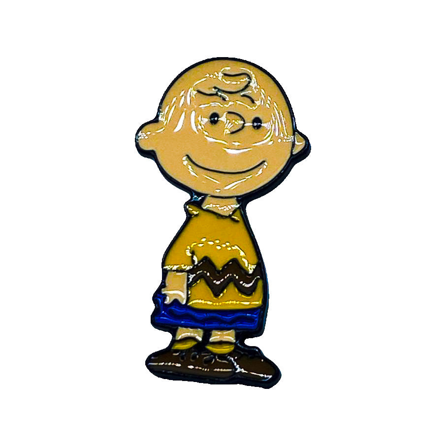 Charlie Brown - Cartoon - Peanuts Characters Brooch Accessory - Front