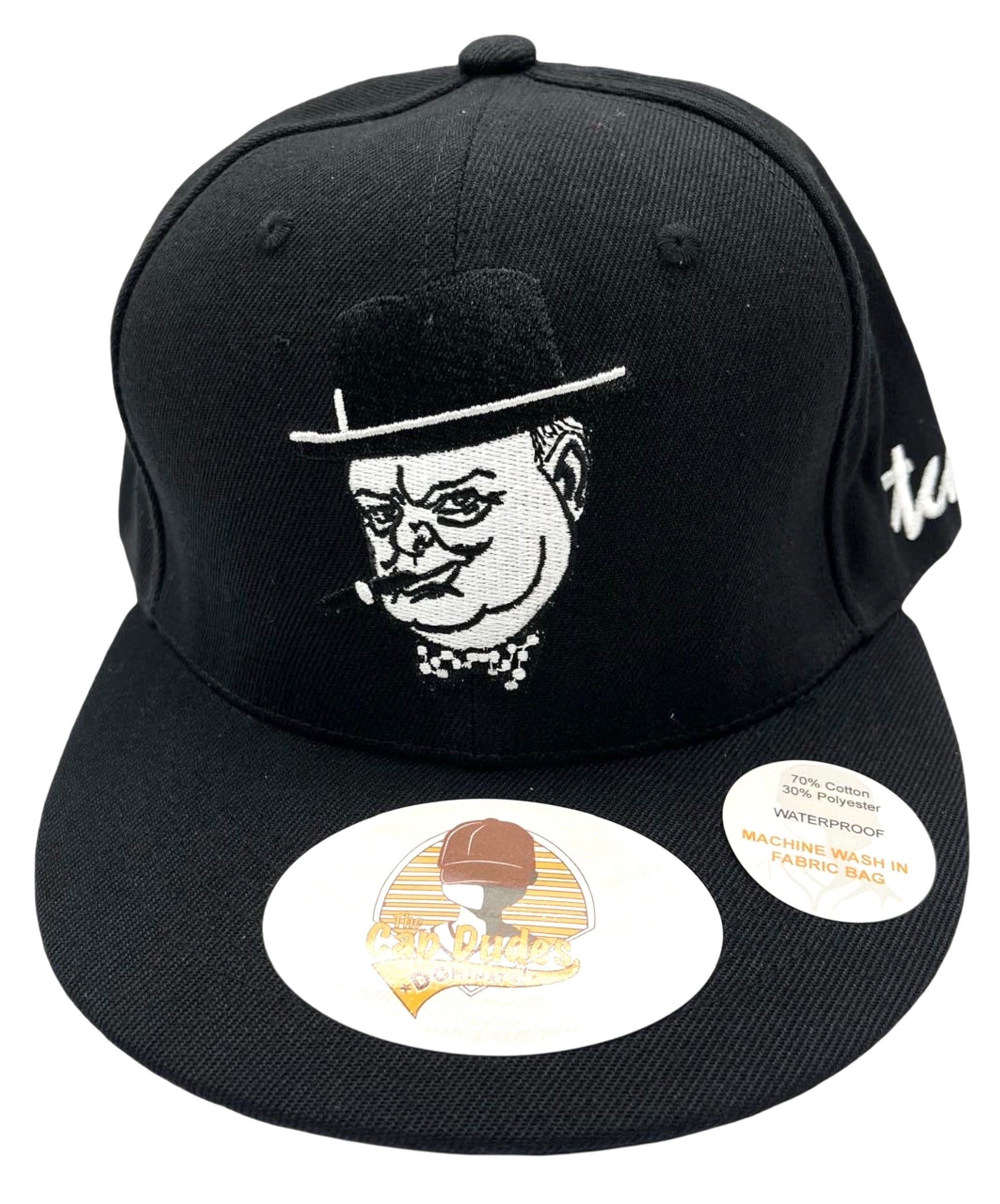 Churchill Baseball Hat - Front View - The Cap Dudes