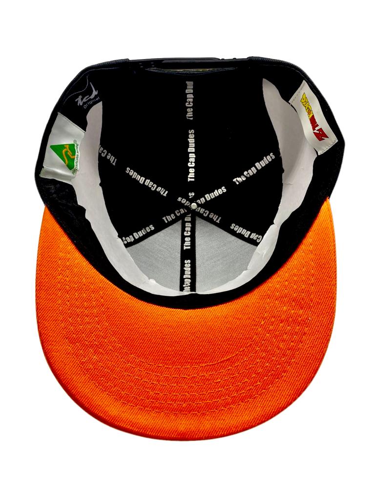 DBZ Orange Goku Black Baseball Cap - Under Brim - The Cap Dudes