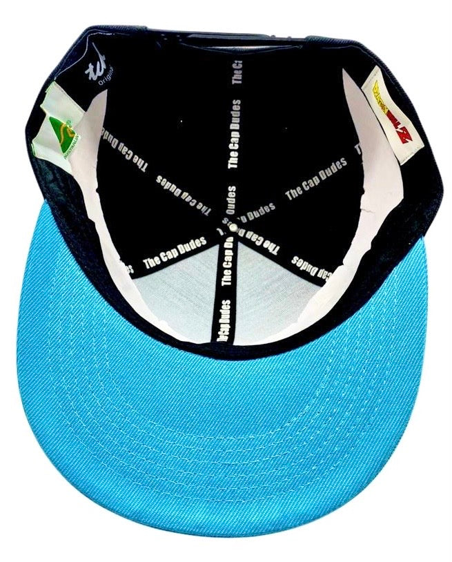 DBZ Blue Goku Baseball Hat - Under Brim - The Cap Dudes