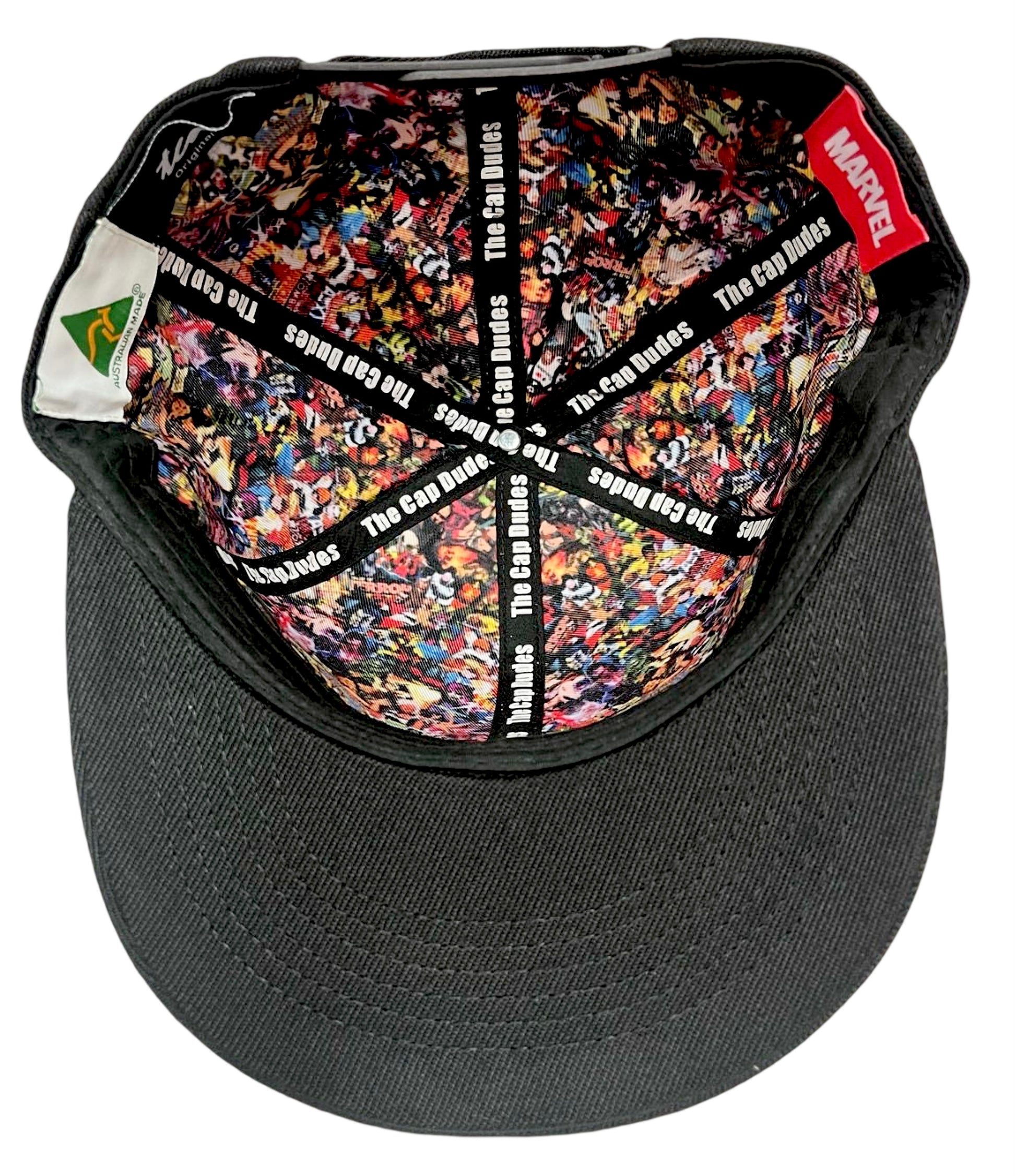 Deadpool Baseball Hat - Under Brim - The Cap Dudes