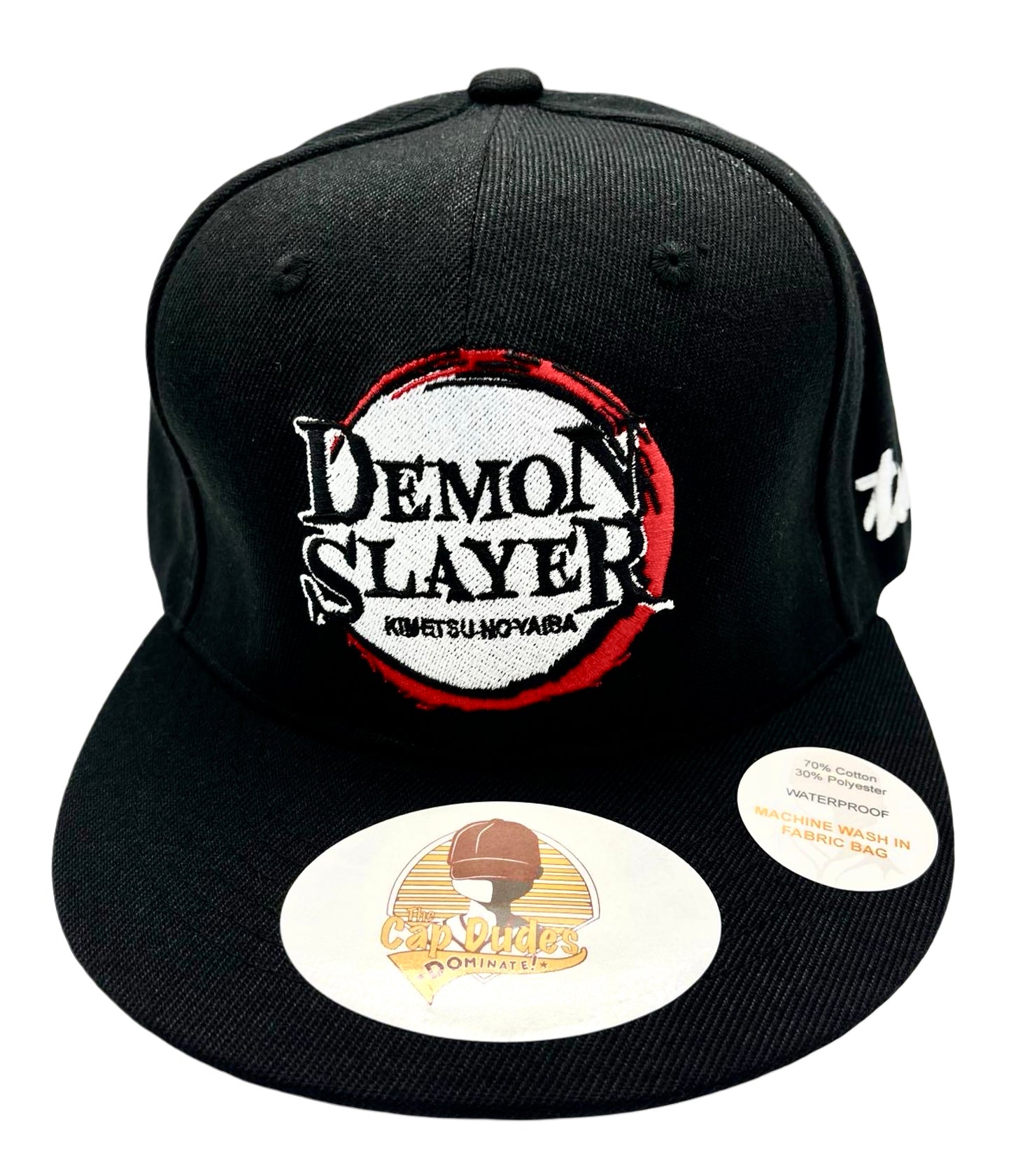 Demon Slayer Baseball Hat - Front View - The Cap Dudes