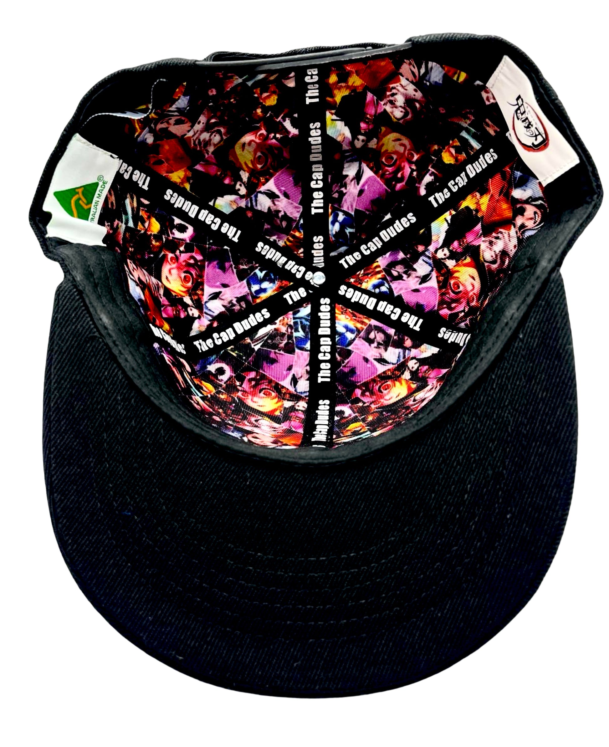 Demon Slayer Baseball Hat - Under Brim - The Cap Dudes