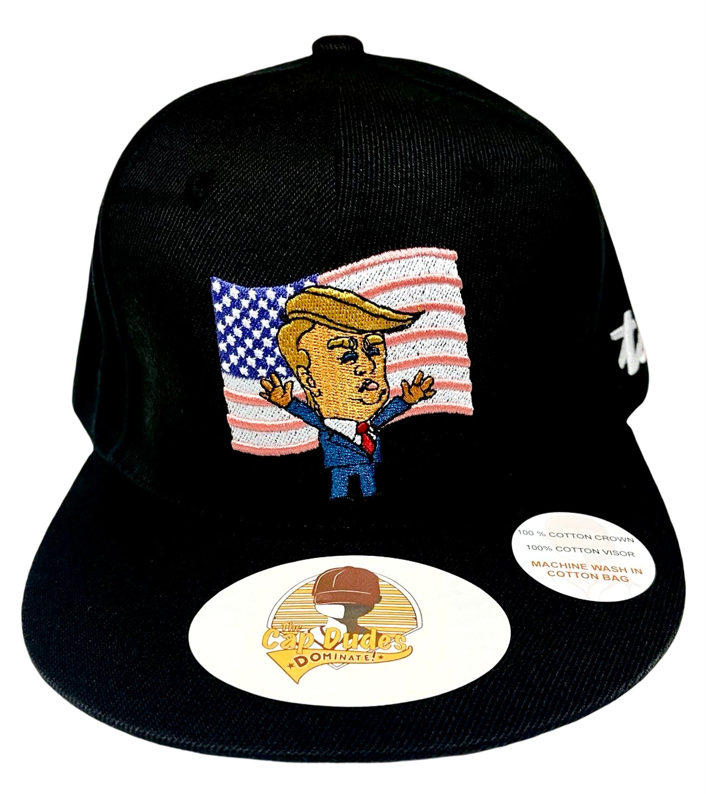 Donald Trump Baseball Hat - Front View - The Cap Dudes