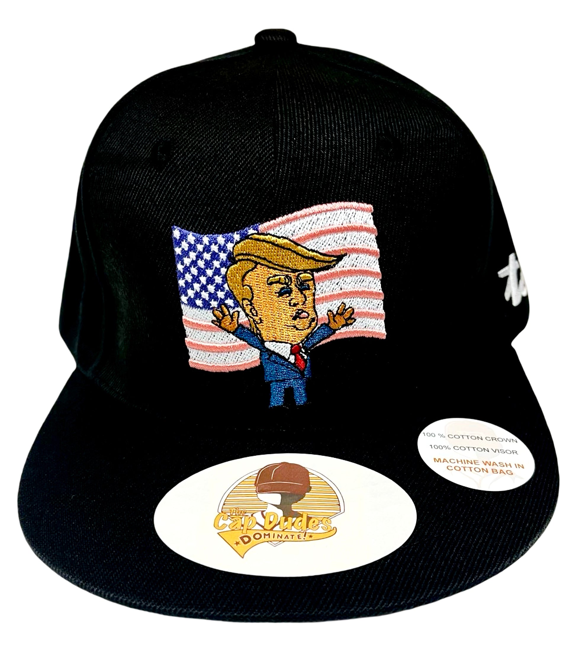 Donald Trump Baseball Hat - Front View - The Cap Dudes