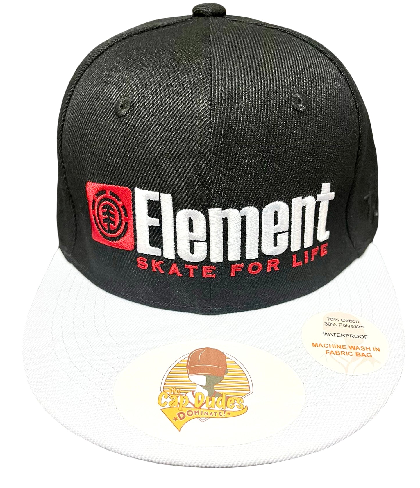 Element Skateboard Baseball Hat - Front View - The Cap Dudes