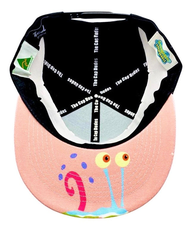 Gary The Snail Baseball Hat - Under Brim - The Cap Dudes
