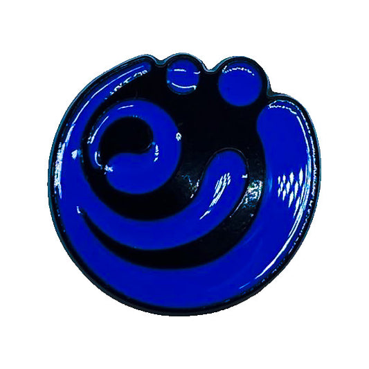 Genshin Impact Symbols - Hydro - Manga - Anime Brooch Accessory - Front