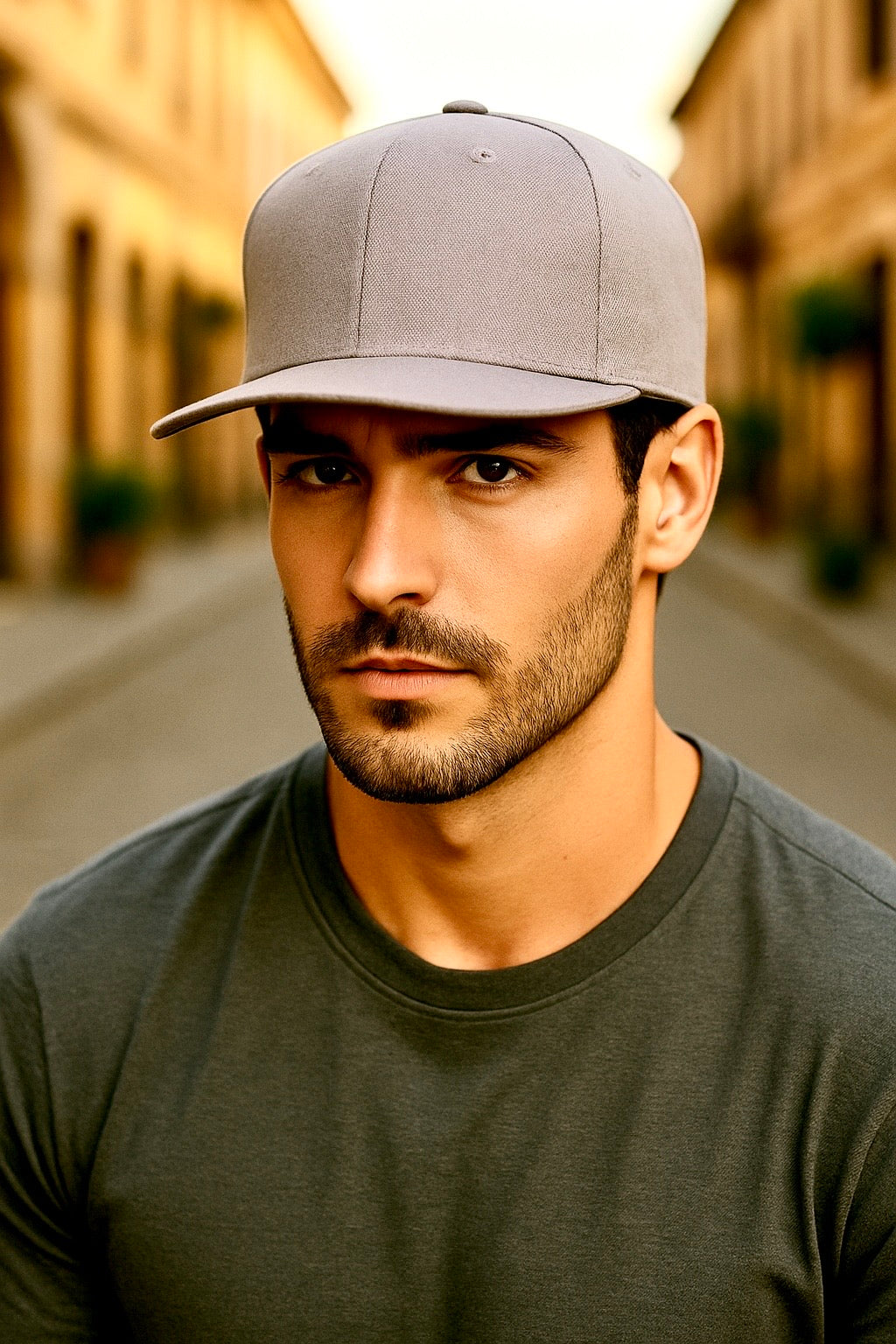 Grey Baseball Hat - Adjustable 9Fifty Snapback Style TCD