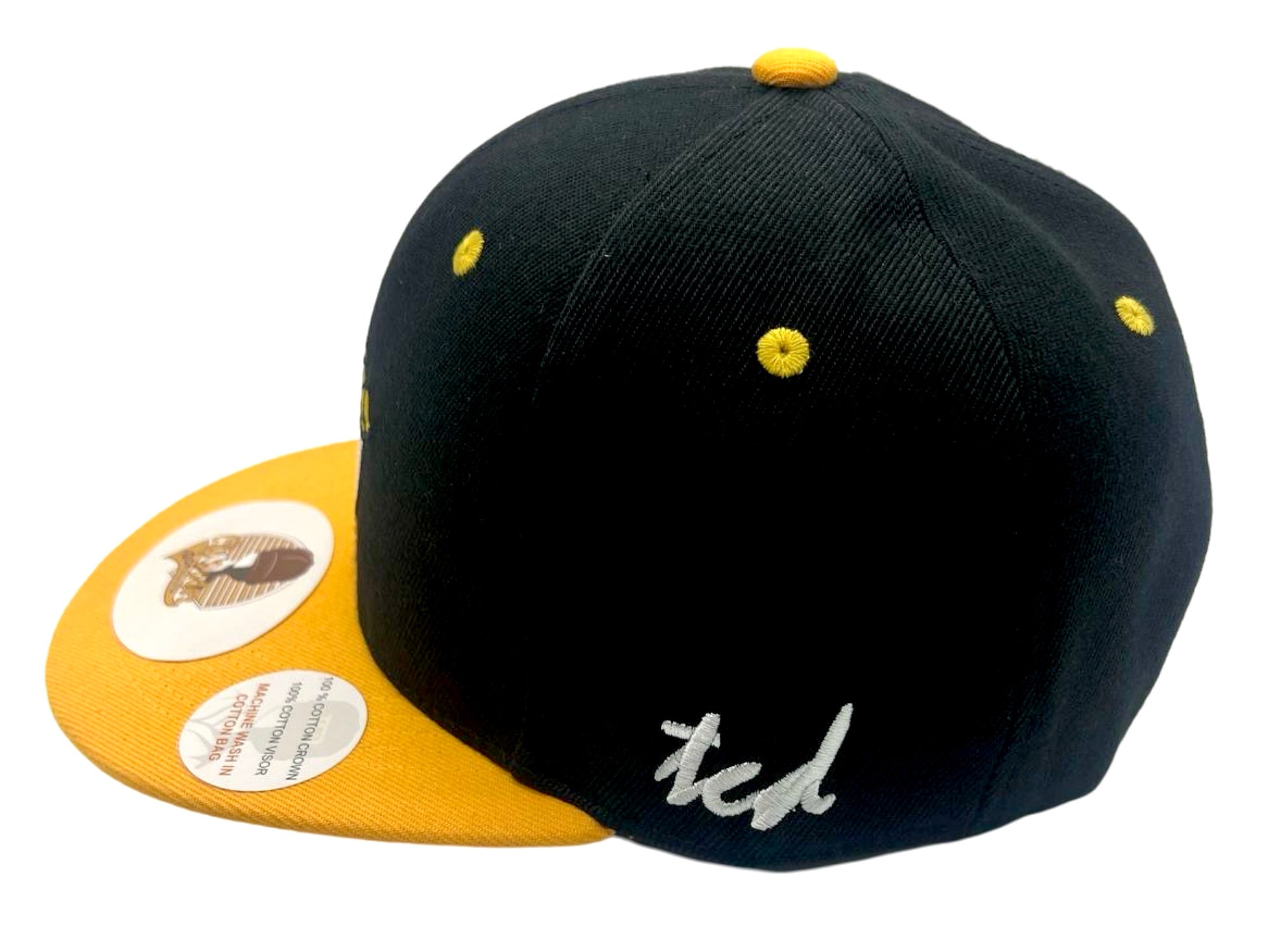 Gudetama Baseball Hat - Side View - The Cap Dudes