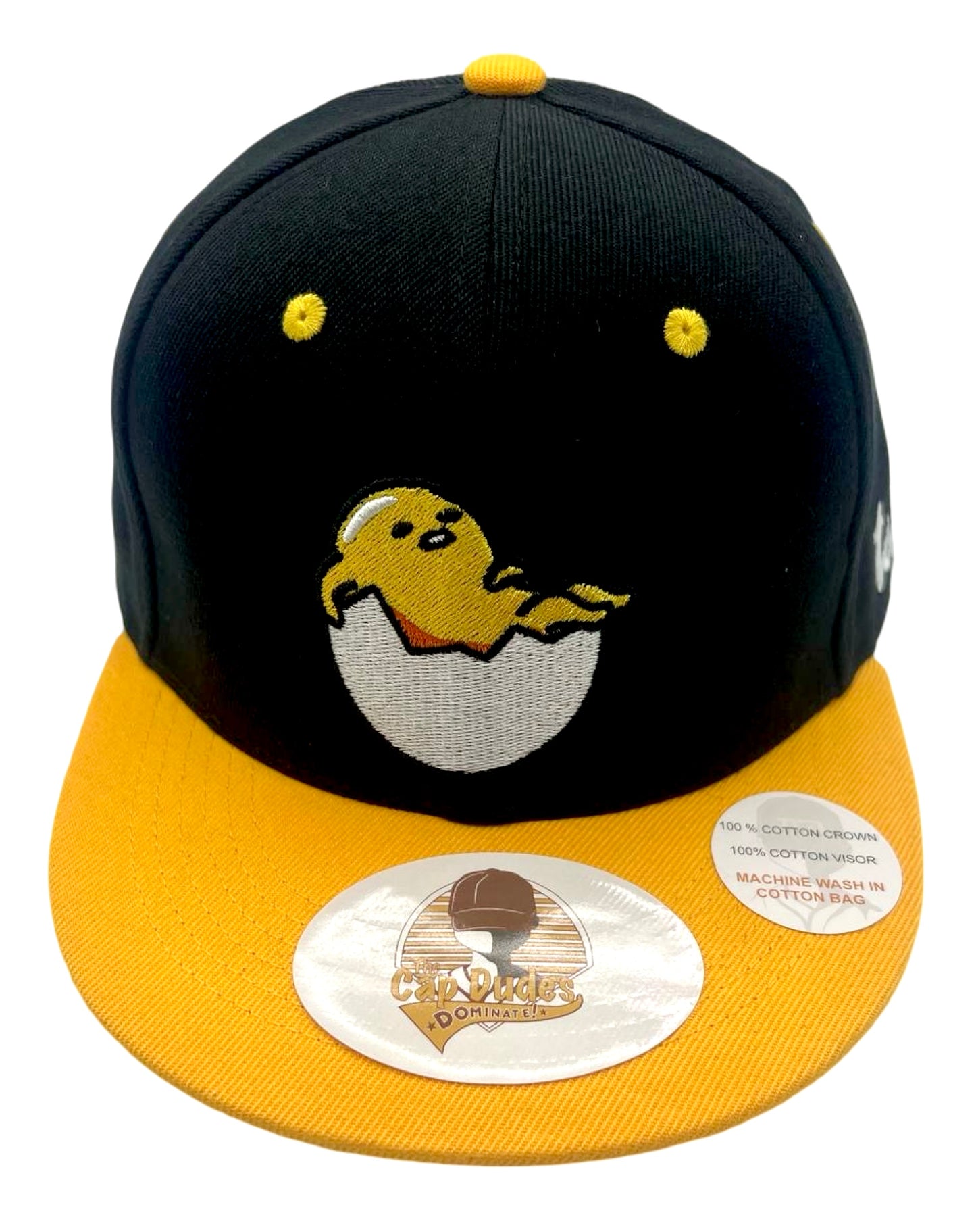 Gudetama Hat - Front View - The Cap Dudes