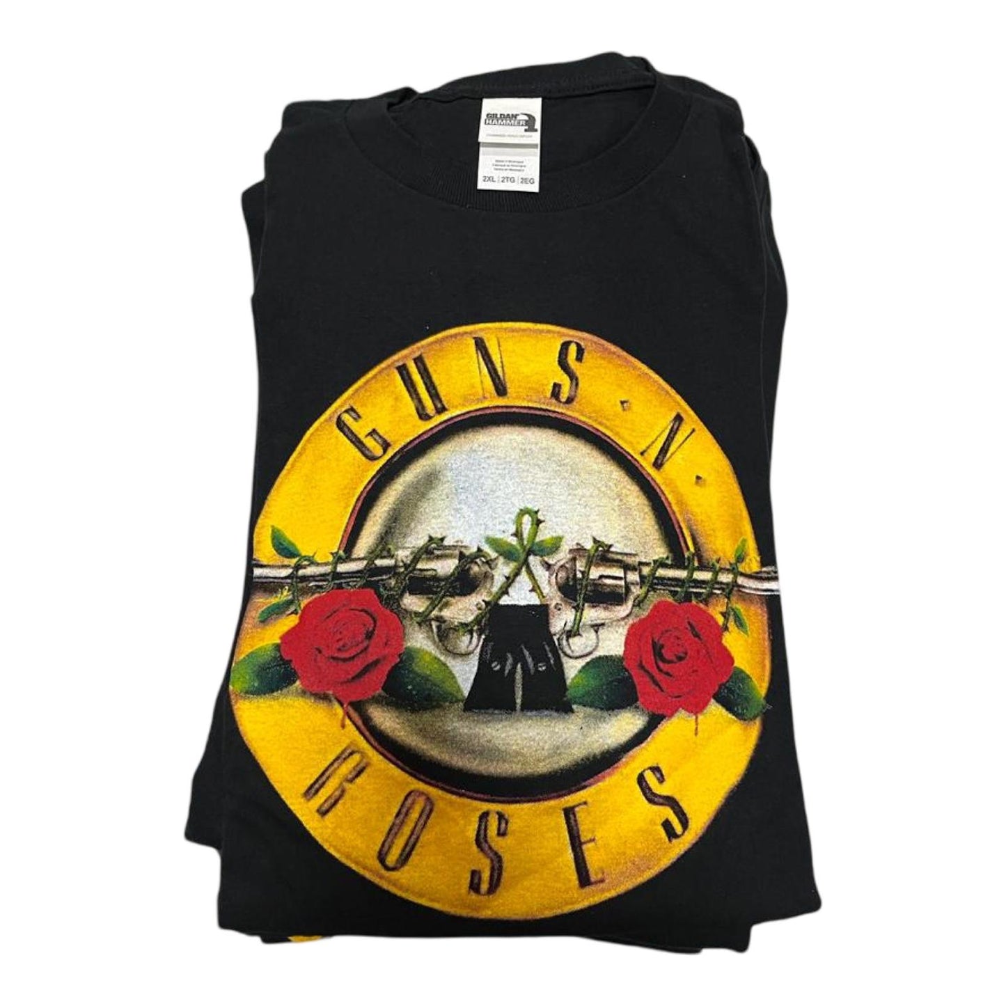 Guns N Roses Vintage Poster Design Black T Shirt - The Cap Dudes
