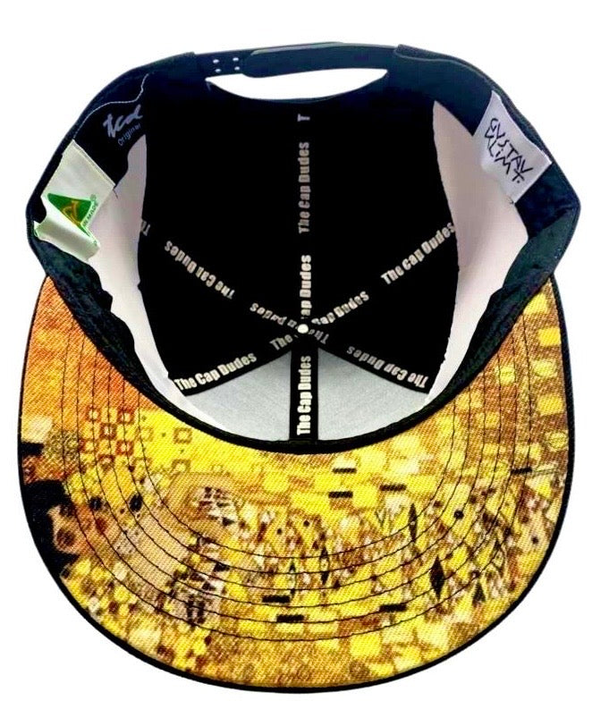 Gustav Klimt Portrait Of Adele Baseball Hat - Under Brim - The Cap Dudes