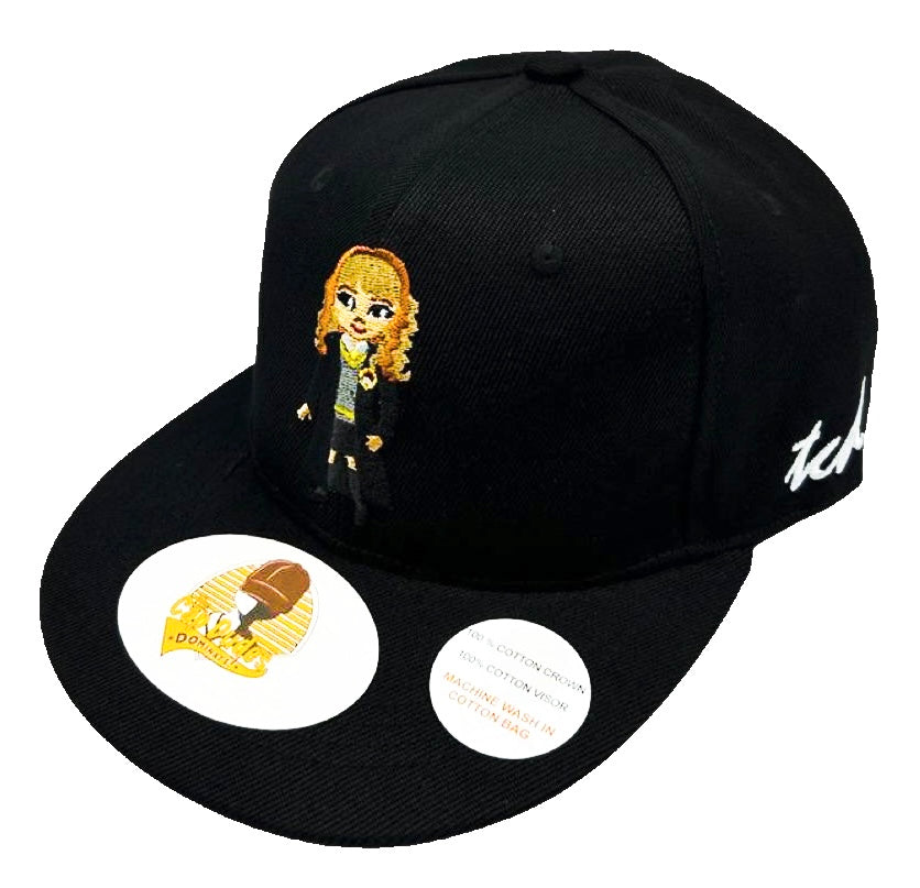 Hermione Black Baseball Hat - The Cap Dudes