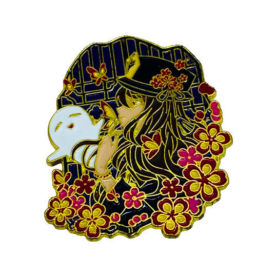 Hu Tao 2 - Genshin Impact - Manga - Anime Brooch Accessory - Front