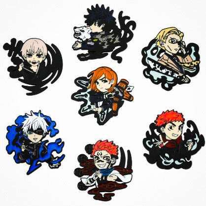 Jiujitsu Kaisen characters - Manga -  Anime Brooch Accessories - Front