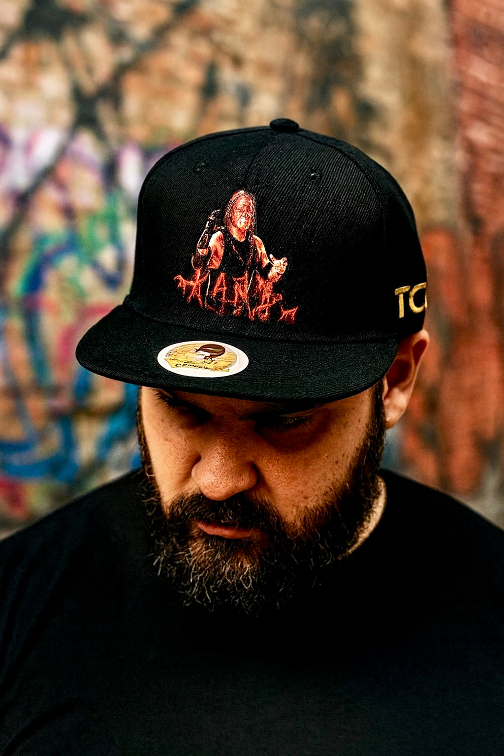 Kane The Red Monster Baseball Hat - WWE Heat Pressed Cap 9Fifty Snapback Style TCD