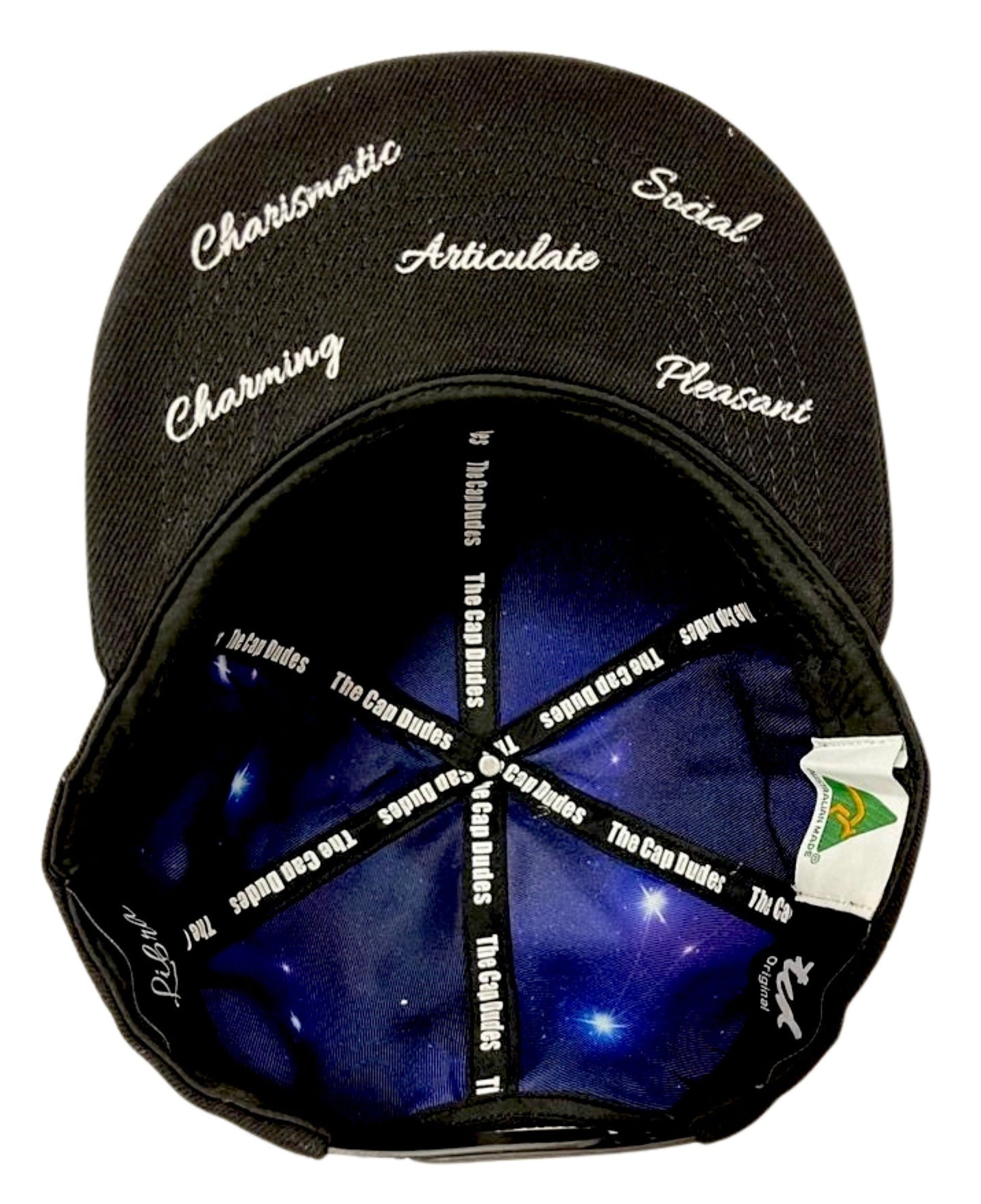Libra Horoscope Baseball Hat - Under Brim - The Cap Dudes