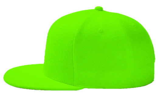 Light Green Baseball Hat - Double Snapback 9Fifty Style - The Cap Dudes - Side View