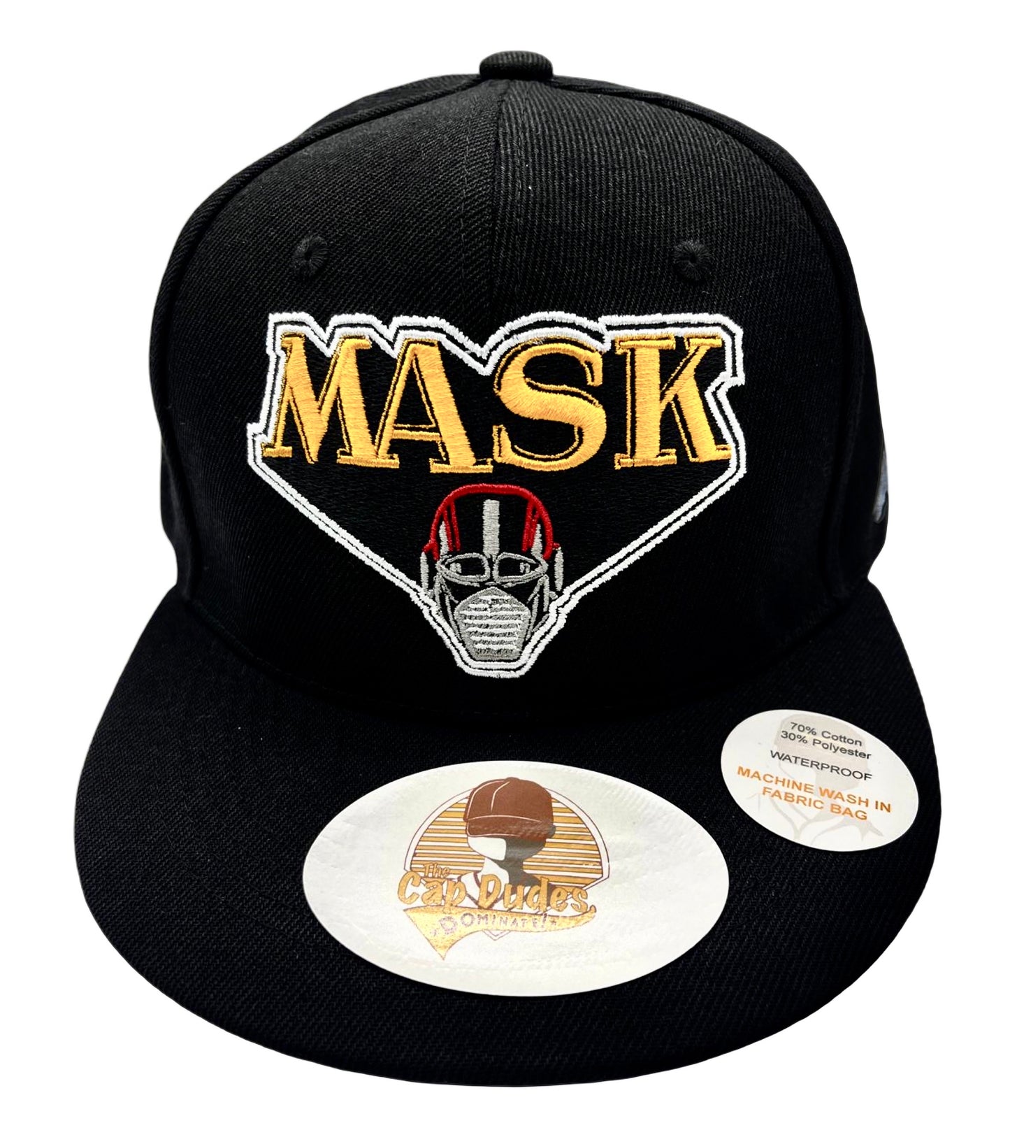 M.A.S.K Baseball Hat - Front View - The Cap Dudes