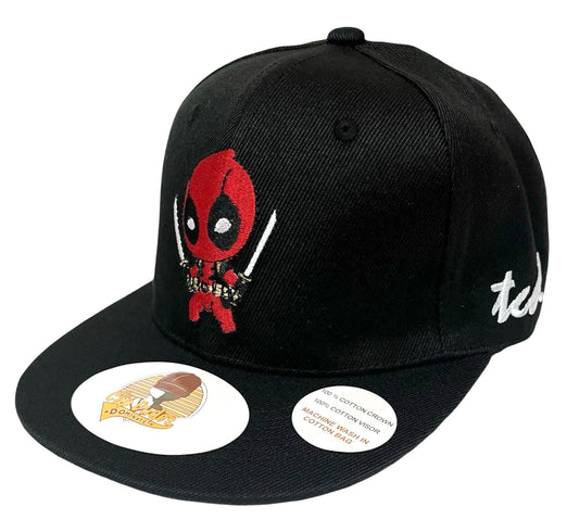 Marvel Deadpool Baseball Hat - Side View - The Cap Dudes