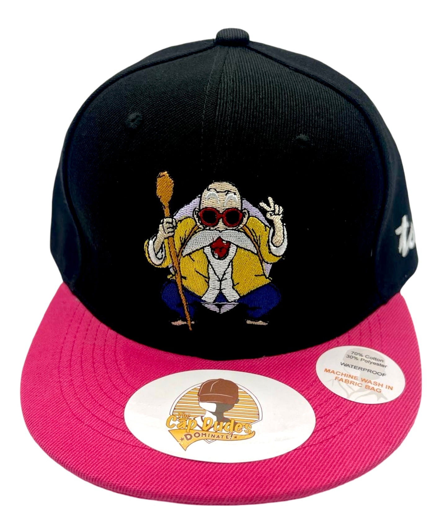 Master Roshi Baseball Hat - Front View - The Cap Dudes