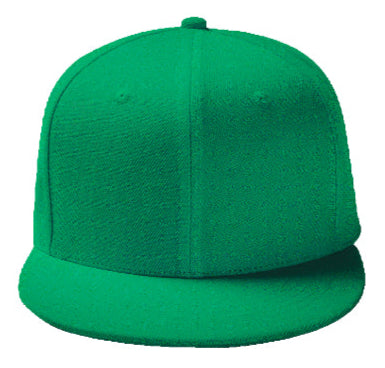 Mid Green Baseball Hat - Double Snapback 9Fifty Style - The Cap Dudes - Front View