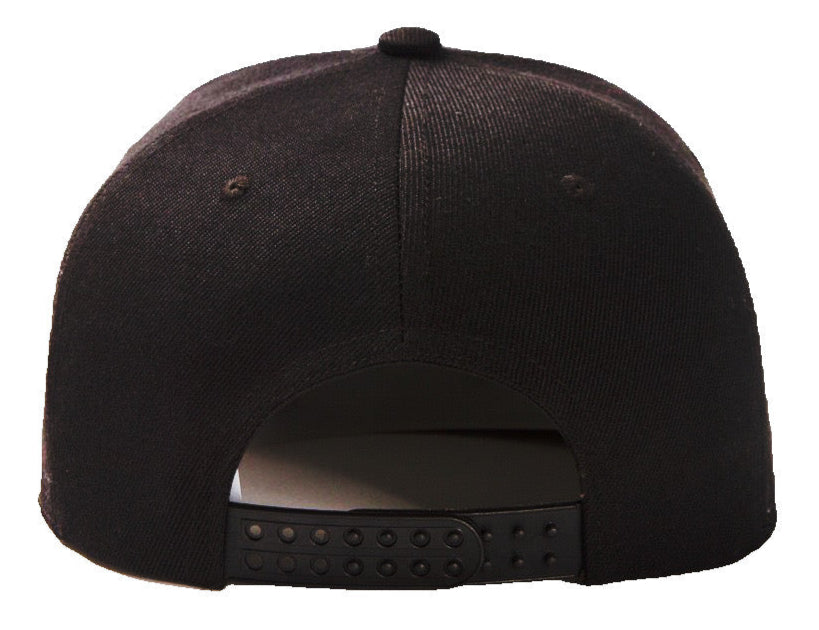Motorhead Black Baseball Hat Snapback Adjustable - The Cap Dudes - Back View