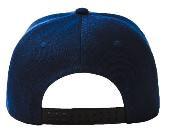 Navy Baseball Hat - Double Snapback 9Fifty Style - The Cap Dudes - Back View
