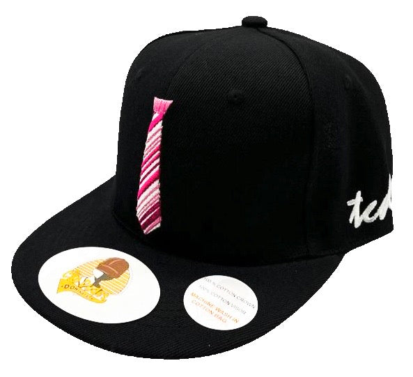 Pink Tie Baseball Hat - The Cap Dudes