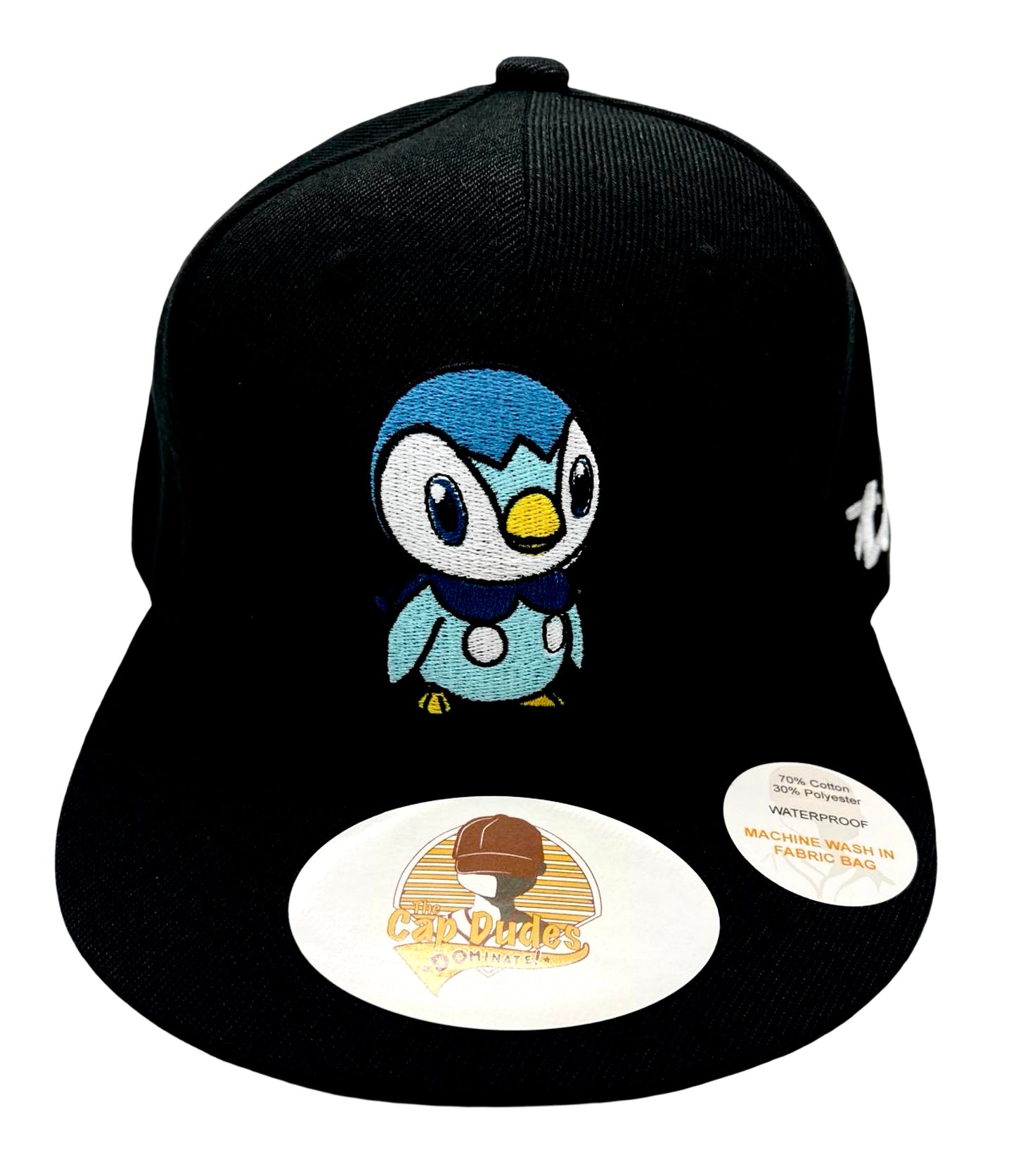Piplup Baseball Hat - Front View - The Cap Dudes