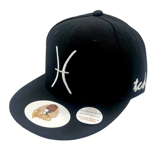 Pisces Black Baseball Hat - The Cap Dudes