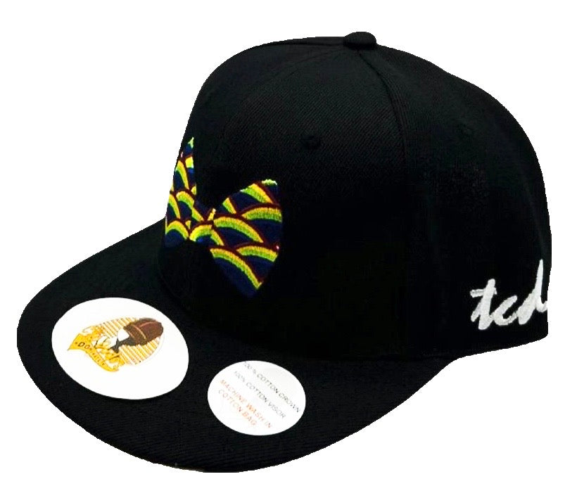 Rainbow Bow Tie Baseball Hat - The Cap Dudes
