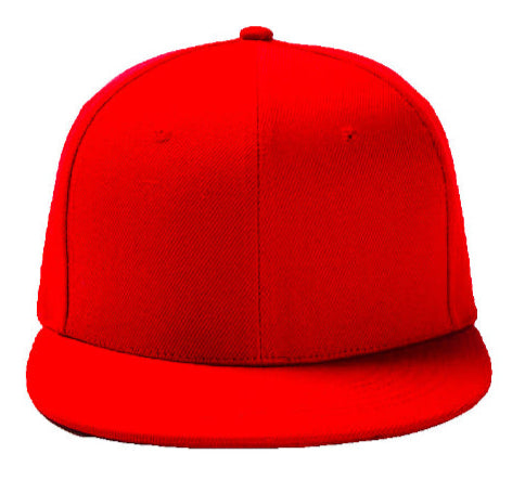 Red Baseball Hat - Double Snapback 9Fifty Style - The Cap Dudes - Front View