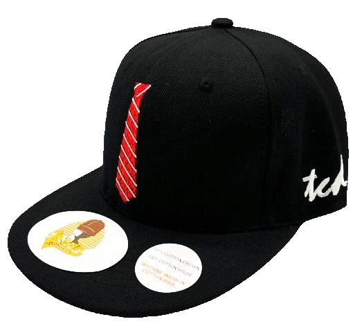 Red Tie Baseball Hat - The Cap Dudes