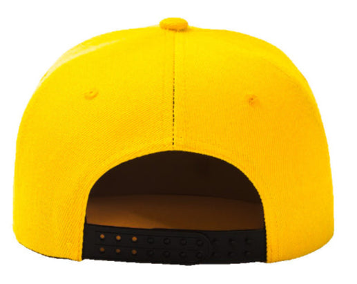 Royal Yellow Baseball Hat-Double Snapback 9Fifty Style 100% Cotton-The Cap Dudes-Back View